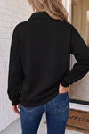 LAS Solid Snap Button Collar Sweatshirt (S-2XL)