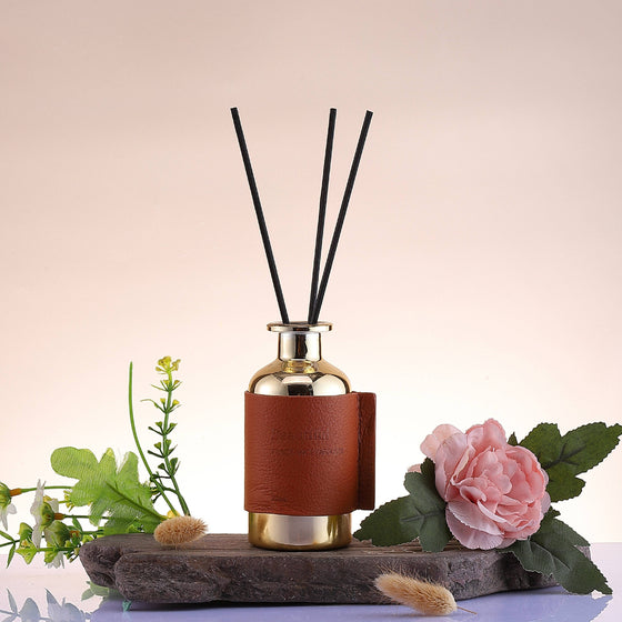 Brown Leather Aromatherapy Diffuser 80ml (2.71fl oz)-BTF