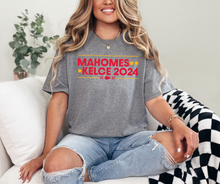  Mahomes Kelce 2024 Grey Tee