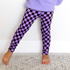 Hadley LEGGINGS Bamboo Halloween Checks Toddler Clothing