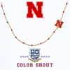 University of Nebraska Side Logo Necklace