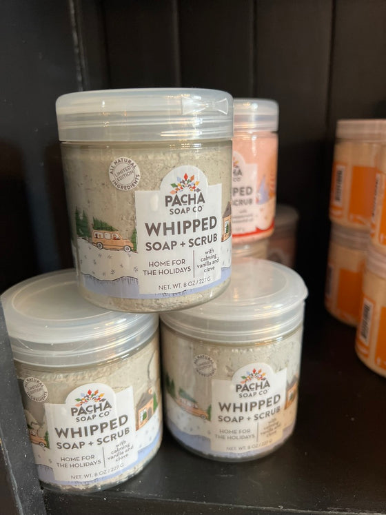 Pacha Soap - Whipped Soap + Scrub - Holiday - Home For The Holidays