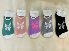  Bow No-Show Socks