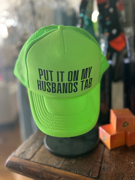 Husband's Tab Foam Trucker Hat