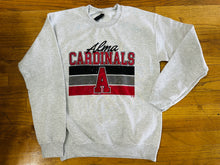  CARDINAL Distressed Team Stripe Sweatshirt