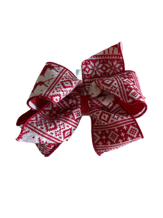 Wee Ones 6" Christmas Clip-On Bows