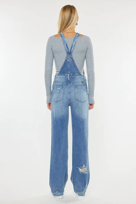 KanCan Wide Leg Overalls