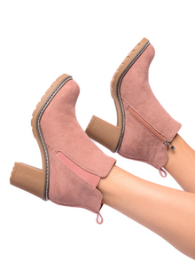  Bite Me Women's Faux Suede Booties