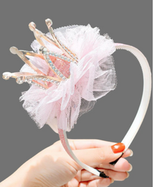  Your Highness Tulle Crown Headband