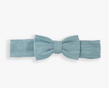  RuffleButts Light Wash Denim Woven Headband