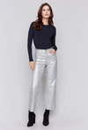 Shimmery Twill Pull On Pant w/Welt Pocket