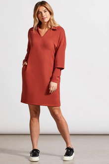  Techno Lux Shirt Dress w/Pockets