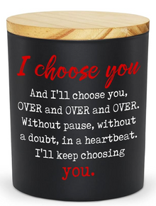  I CHOOSE YOU Candle