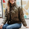 Button-up Quilted Puffer Jacket