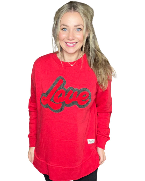 LOVE High/Low Pullover