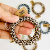 Thank You Gifts Leopard Hair Coils Telephone Cord Hair Ties