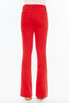 KAN CAN RED HIGH RISE BOOTCUT