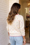 LAS Colorful Polka Dot Crew Neck Sweater (S-XL)