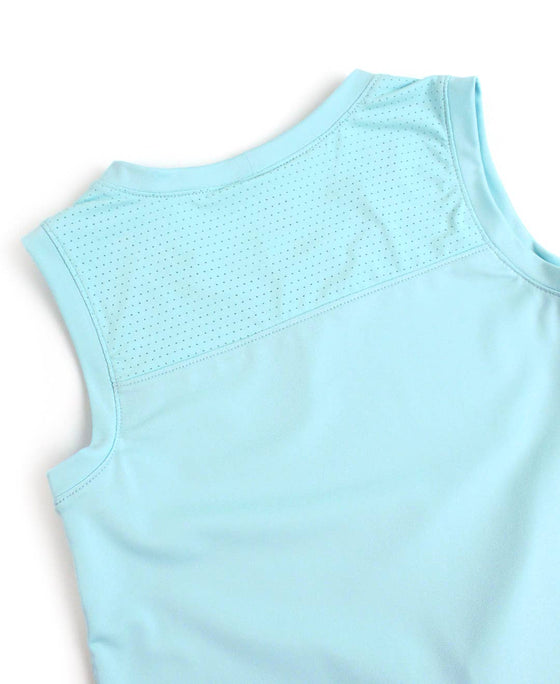 Girls Tropical Breeze Active Top With Mesh