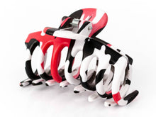  Red, Black & White Hair Clip