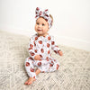 Brady Football ZIP Bamboo One Piece Baby Outfit