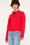 KAN CAN RED ZIG ZAG STICH JACKET