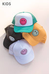 Kids Smiley Face Trucker Hat Cap