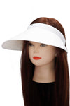 Seamless Basic Wide Brim Clip-On Sun Visor