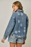 Floral Printed Denim Jacket