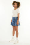 YOUTH PLEATED MINI SKORT-