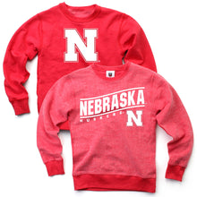  Nebraska Huskers Youth Reversible Fleece Crew