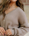 Fern Sweater Cardigan - Mocha