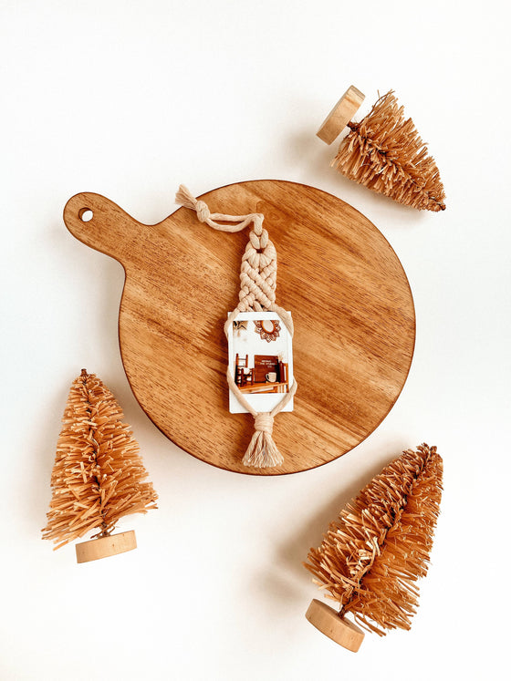 Macrame Ornament | Polaroid Picture Holder Christmas Decor