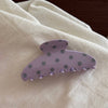 Stylish Polka Dots Large Acetate Hair Claw MK2PPM6W6HCP285