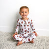 Brady Football 2-Piece Bamboo Set Kids Pajamas