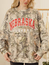 Nebraska Huskers Filled Gault Camo Sweatshirt