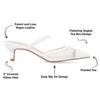 Allana Pointed Toe Kitten Heels In Mesh