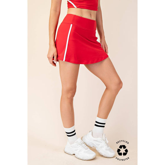 RECYCLED BUTTER SKORT