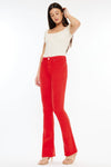 KAN CAN RED HIGH RISE BOOTCUT