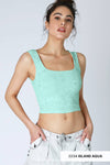 NS8396 - Double Lace Square Crop Top