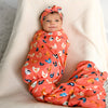 Penny Chickens Baby Swaddle Blanket