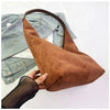 Vintage Suede Tote Commuter Underarm Bag MK2BLW6W10BBG699