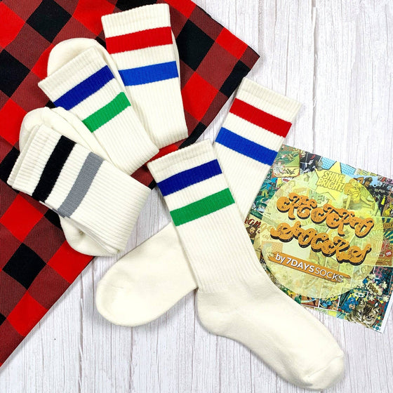 Women's Crew Retro Style 3 Socks