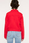 KAN CAN RED ZIG ZAG STICH JACKET