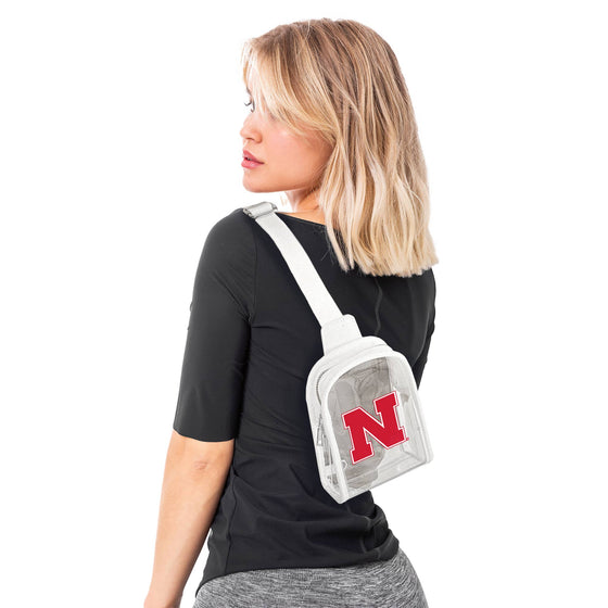 NCAA Nebraska Cornhuskers Clear Mini Sling