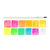 Ooley Chroma Blends Neon Watercolor Paint - 13 PC Set