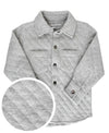 RuggedButts Heather Gray Quilted Knit Shirt