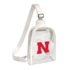 NCAA Nebraska Cornhuskers Clear Mini Sling