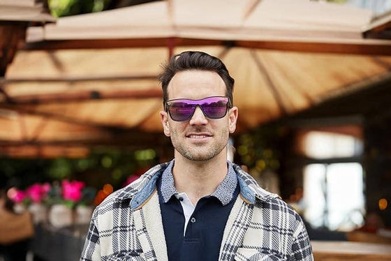 Mirrored Sunglasses - Purple