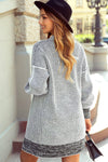 Plaid Knitted Long Open Front Cardigan - 8 Colors